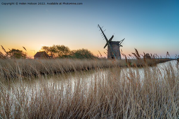 Brograve Windmill in Norfolk Picture Board by Helen Hotson