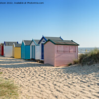 Buy canvas prints of Beach Huts at Southwold by Helen Hotson