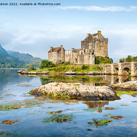 Buy canvas prints of Early Morning at Eilean Donan Castle by Helen Hotson
