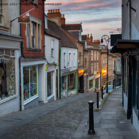 Buy canvas prints of Dusk at Catherine Hill in Frome by Helen Hotson