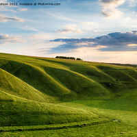 Buy canvas prints of The Manger at Uffington in Oxforshire by Helen Hotson