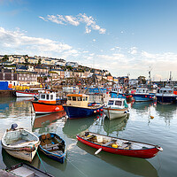 Buy canvas prints of Mevagissey by Helen Hotson