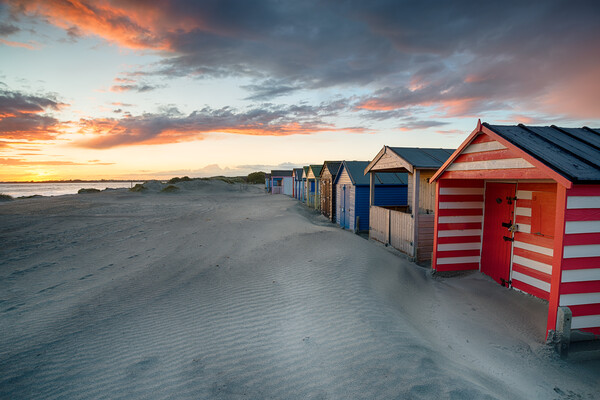 Sunset at West Wittering in Sussex Picture Board by Helen Hotson