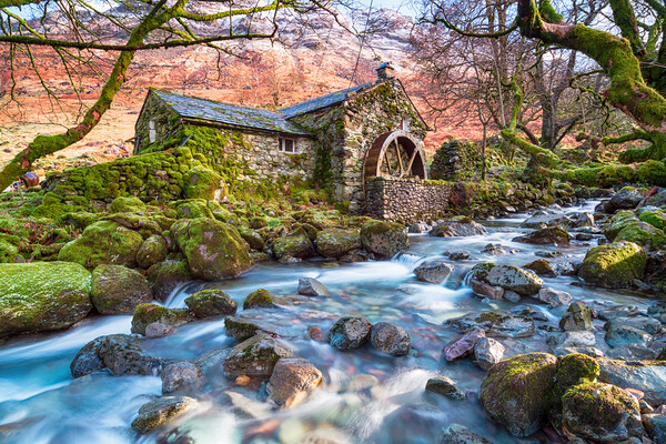 Borrowdale in the Lake District Picture Board by Helen Hotson