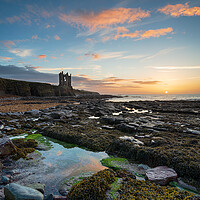 Buy canvas prints of Sunrise at Keiss Castle by Helen Hotson