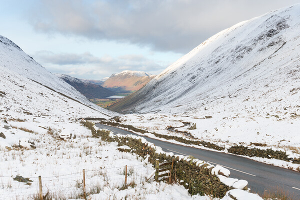 Winter on the Kirkstone Pass Picture Board by Helen Hotson