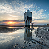 Buy canvas prints of Sunset in Somerset by Helen Hotson