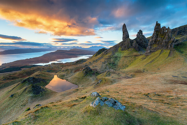 The Old Man of Storr on the Isle of Skye Picture Board by Helen Hotson