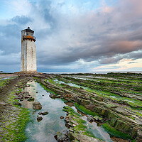 Buy canvas prints of Southerness Lighthouse by Helen Hotson