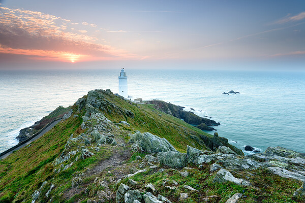 Start Point Lighthouse in Devon Picture Board by Helen Hotson
