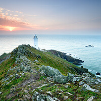 Buy canvas prints of Start Point Lighthouse in Devon by Helen Hotson
