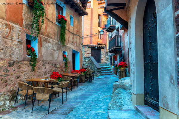  Albarracin near Teruel in Spain Picture Board by Helen Hotson