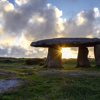 Buy canvas prints of Lanyon Quoit by Helen Hotson