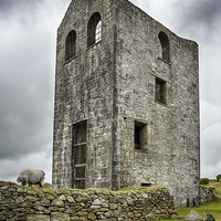 Buy canvas prints of Cornish Engine House by Helen Hotson