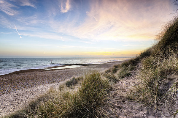 Sunset in the Dunes Picture Board by Helen Hotson