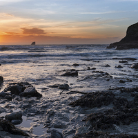 Buy canvas prints of St Agnes in Cornwall by Helen Hotson