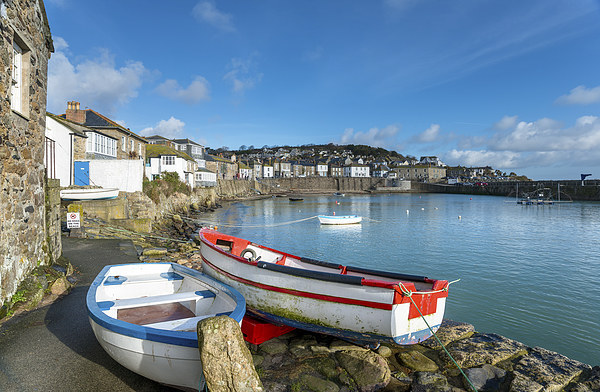 Mousehole Harbour Picture Board by Helen Hotson