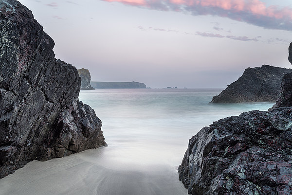Dusk at Kynance Cove Picture Board by Helen Hotson