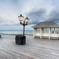 Buy canvas prints of Dusk at the Pier by Helen Hotson