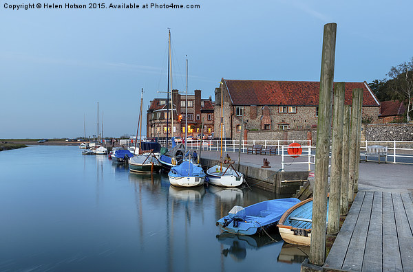 The Quay at Blakeney in Norfolk Picture Board by Helen Hotson
