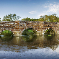 Buy canvas prints of White Mill Bridge in Dorset by Helen Hotson