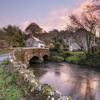 Buy canvas prints of The Lerryn River in Cornwall by Helen Hotson