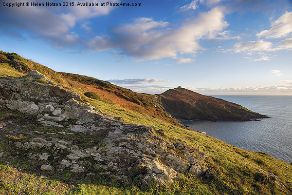 Rame Head on the Cornish Coast Picture Board by Helen Hotson