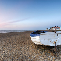 Buy canvas prints of Sunrise at Aldeburgh by Helen Hotson