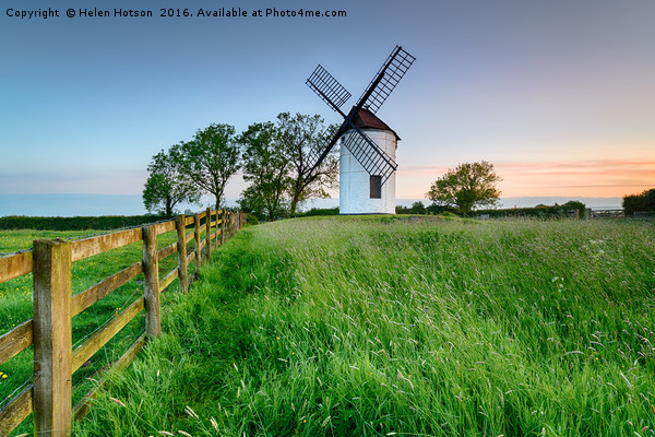 Sunrise at Ashtom Mill in Somerset Picture Board by Helen Hotson