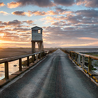 Buy canvas prints of Sunrise over Holy Island by Helen Hotson