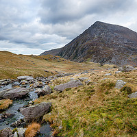 Buy canvas prints of Afon Idwal in Snowdonia by Helen Hotson