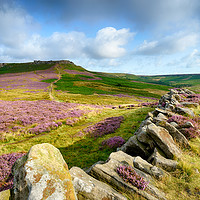 Buy canvas prints of Higger Tor in Derbyshire by Helen Hotson
