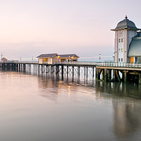 Buy canvas prints of Dawn at Penarth by Helen Hotson