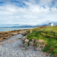 Buy canvas prints of Penmon Point Cottages by Helen Hotson