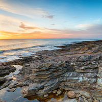 Buy canvas prints of Sunrise at Howick by Helen Hotson