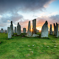 Buy canvas prints of The Callanish Stones on the Isle of Lewis by Helen Hotson