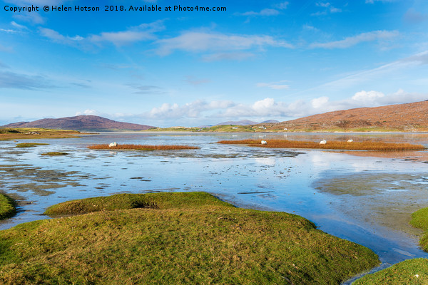 Seilebost on the Isle of Harris Picture Board by Helen Hotson