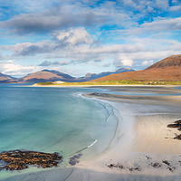 Buy canvas prints of The View from Seilebost on the Isle of Harris by Helen Hotson