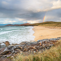 Buy canvas prints of Traigh Lar Beach on the Isle of Harris by Helen Hotson