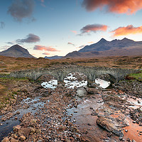 Buy canvas prints of Sunset at Sligachan by Helen Hotson