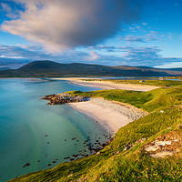 Buy canvas prints of The View From Seilebost to Luskentyre by Helen Hotson