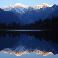 Buy canvas prints of Mount Cook Reflected by Liz Marshall