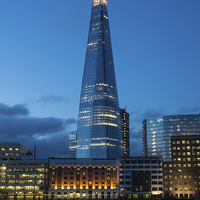 Buy canvas prints of the shard by Night by Olavs Silis