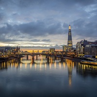 Buy canvas prints of The london Skyline by Olavs Silis