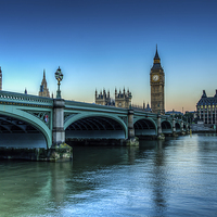 Buy canvas prints of Westminster Bridge by Olavs Silis