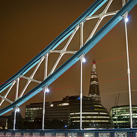 Buy canvas prints of Shard from Tower Bridge by Olavs Silis