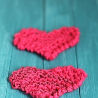 Buy canvas prints of Knit my Hearts by Emma Manners