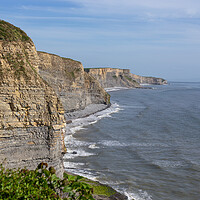 Buy canvas prints of Dunraven Bay Cliffs  by Bahadir Yeniceri