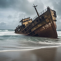 Buy canvas prints of Shipwreck by Bahadir Yeniceri