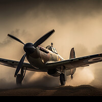 Buy canvas prints of Supermarine Spitfire by Bahadir Yeniceri